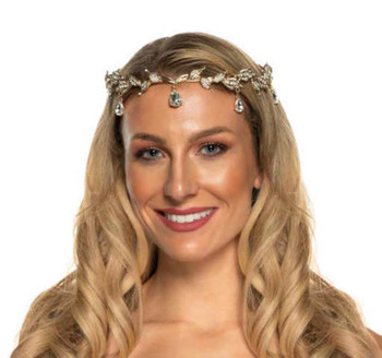 Rhinestone Laurel Leaf Metal Crown | Ancient Greece | Crowns and Tiaras