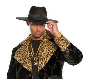 70s Pimp Accessory Kit Black | 1970s | Costume Kits