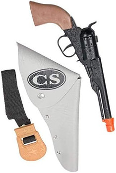 Johnny Reb Pistol and Holster Cap Gun | Western | Props and Play Weapons