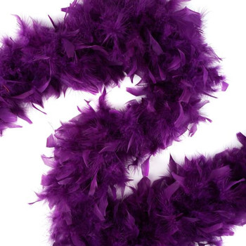 Purple 100gm Chandelle Boa | Heavyweight Boas | Costume Dance Accessories