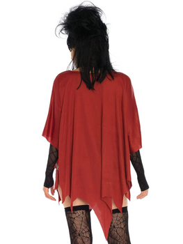 Lydia Deetz Beetlejuice Glitter Spider Web Poncho | Beetlejuice | Womens Costumes