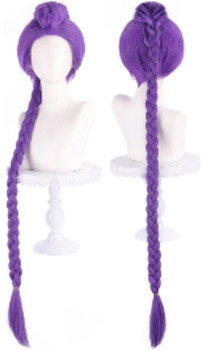 Demon Hunter Purple Wig Adult | KPOP | Costume Halloween Wigs