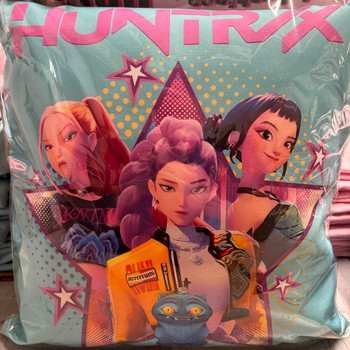 K-Pop Demon Hunters Couch Cushion V11 HuntrX | Mancave Authentics | Hand Made Artist Inspired Items