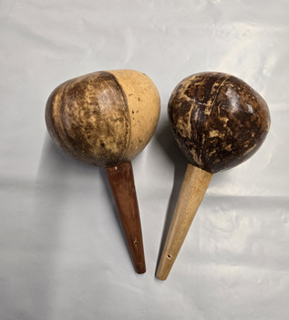 Coconut Maracas Wooden Rumba Shakers | Hawaiian Luau | Accessories