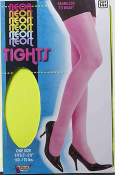 80s Neon Green Nylon Tights | 1980s | Legwear and Tights
