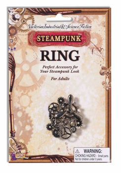 Steampunk Silver Gears and Propeller Ring | Steampunk | Accessories