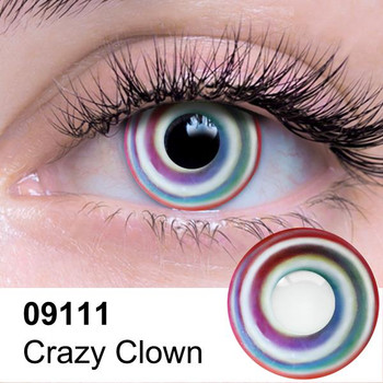 Crazy Clown | Costume Contacts | Loox Contact Lenses