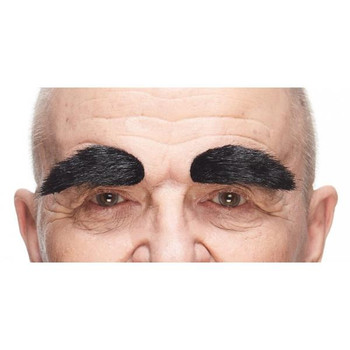 Shiny Black Eyebrows | Theatrical Facial Hair | Makeup