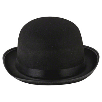 Black Felt Derby Hat | Hats and Headpieces