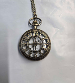 Pocket Watch Analog Clock | 1920s and Steampunk | Costume Accessories