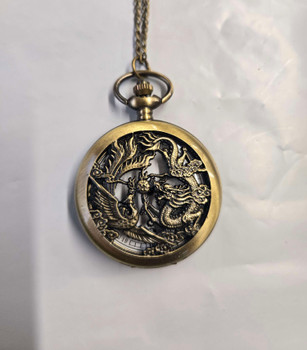 Pocket Watch Dragon and Phoenix | 1920s and Steampunk | Costume Accessories
