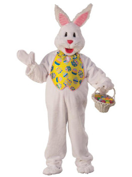 Deluxe Easter Bunny Plush Mascot | Easter | Mens Costumes