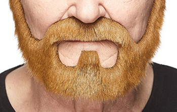 Full Beard Auburn | European Moustaches | Theatrical Facial Hair | Makeup