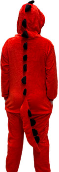 Red Dinosaur Adult Onesie | Dinosaurs | Adult Costumes