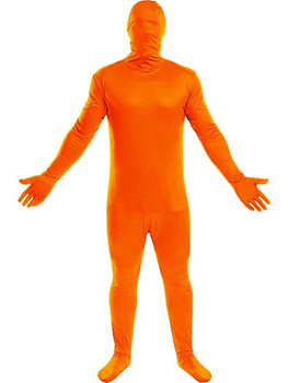 Orange Theatrical Spirit Bodysuit | Skin Suits | Adult Costumes