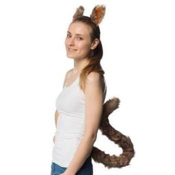 Squirrel Ears and Tail Set | Animals | Accessories