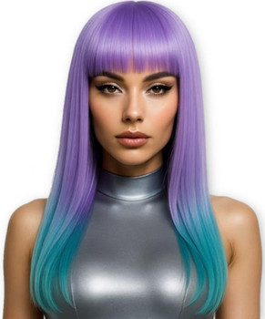 Long Purple Ombre Lolita Fantasy Wig | Festivals | Wigs and Hairpieces