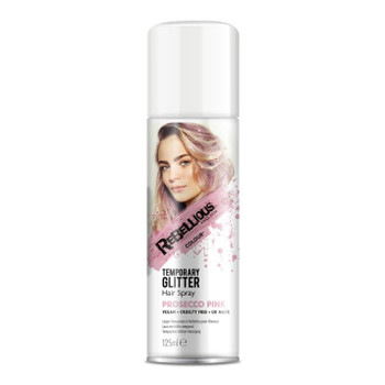 Pink Sparkle Glitter Rebellious Temporary Colour Hairspray | Primal Hair Colour | Makeup