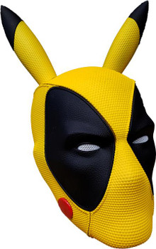 Artist Inspired Yellow PikaPool Mask | Marvel x Pokemon | Cory Crispens Creations