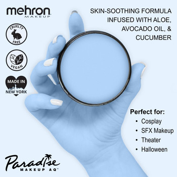 40G Paradise Pastel Blue | Mehron | Makeup