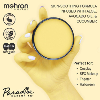 40G Paradise Pastel Yellow | Mehron | Makeup