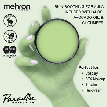 40G Paradise Pastel Green | Mehron | Makeup