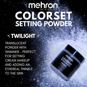 Colorset Setting Powder Twilight Shimmer | Mehron | Professional Theatrical Makeup