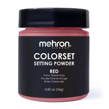 Colorset Setting Powder Red | Mehron | Professional Theatrical Makeup