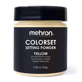 Colorset Setting Powder Yellow | Mehron | Professional Theatrical Makeup