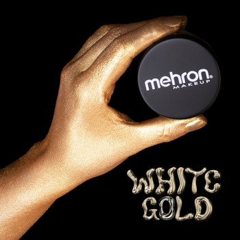Artist Pigment Metallic FX Powder White Gold | Mehron | Professional Makeup