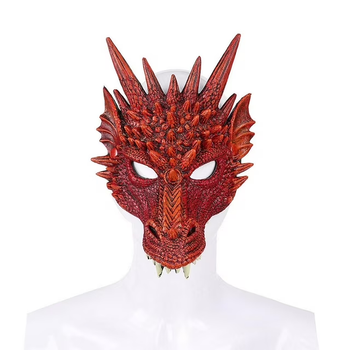 Supersoft Fantasy Dragon Mask Red | Mythical | Animal Masks