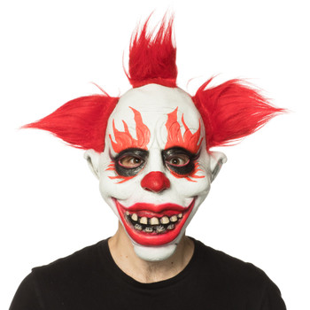 Fire Clown Horror Latex Mask | Clowns | Horror Masks