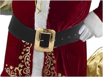 6 Inch Heavy Duty Santa Belt Buckle | Christmas | Seasonal Accessories