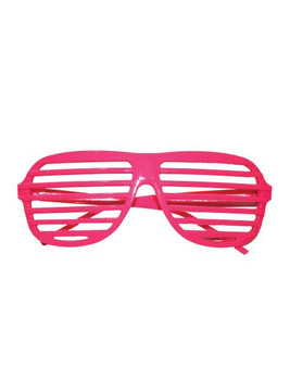 Neon Shutter Shades Pink | Novelty Costume Eyewear