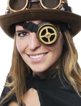 Steampunk Monogoggle | Novelty Costume Eyewear