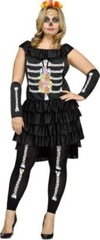 LAST OF | Sugar Skull Dress Plus (1X)