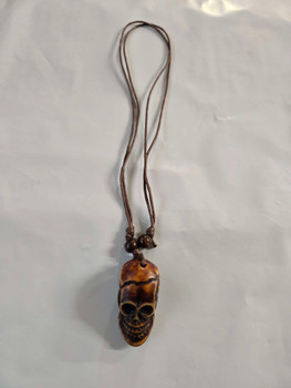 Skull Pendent Adjustable Necklace Natural | Costume Accessories and Kits