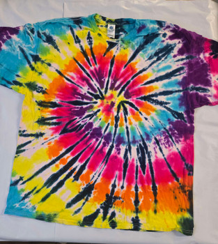 60s Vintage Psychedelic Tie Dye Shirt Plus Size | Costume Pieces