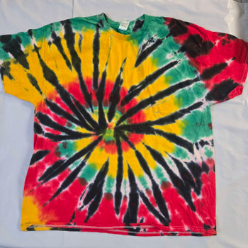 60s Vintage Psychedelic Tie Dye Shirt Plus Size | Costume Pieces