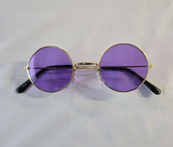 Lennon Round Purple Lens Glasses | Glasses and Sunglasses