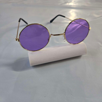 Lennon Round Purple Lens Glasses | Glasses and Sunglasses