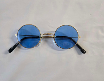 Lennon Round Blue Lens Glasses | Glasses and Sunglasses