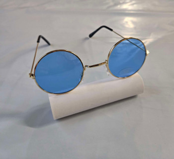 Lennon Round Blue Lens Glasses | Glasses and Sunglasses