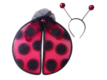 Ladybug Wings and Antenna Headband Kit | Costume Accessories and Kits