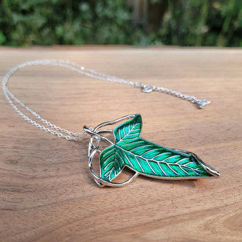 Elven Leaf Necklace | Fantasy by Numbers | Artisan Crafted Items