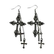 Gothic Cross Earrings | Costume Accessories and Kits