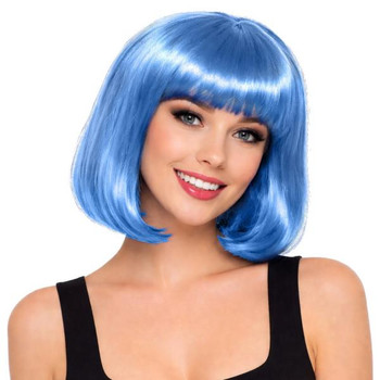 Short Rounded Bob Wig Ice Blue | Wigs & Hairpieces