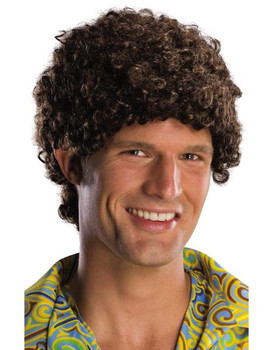 70s Tight Afro Wig Brown | Wigs and Hairpieces