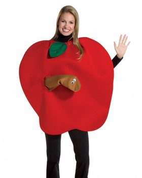 Apple With Worm Halloween Costume
