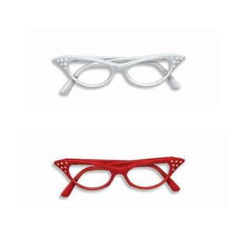 50s Rhinestone Cat Eye Glasses | 1950s | Glasses and Sunglasses